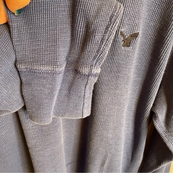 MEN’S American Eagle Outfitters long sleeve, waffle knit - Vintage fit-size, XL - Picture 6 of 6